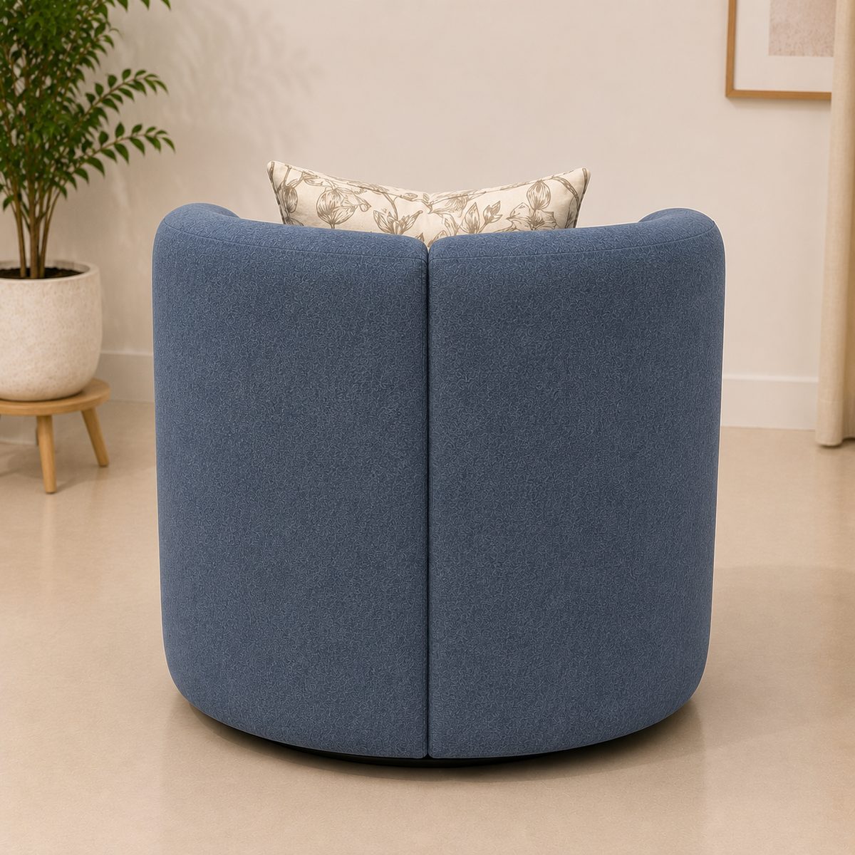 Blue Swivel Chair