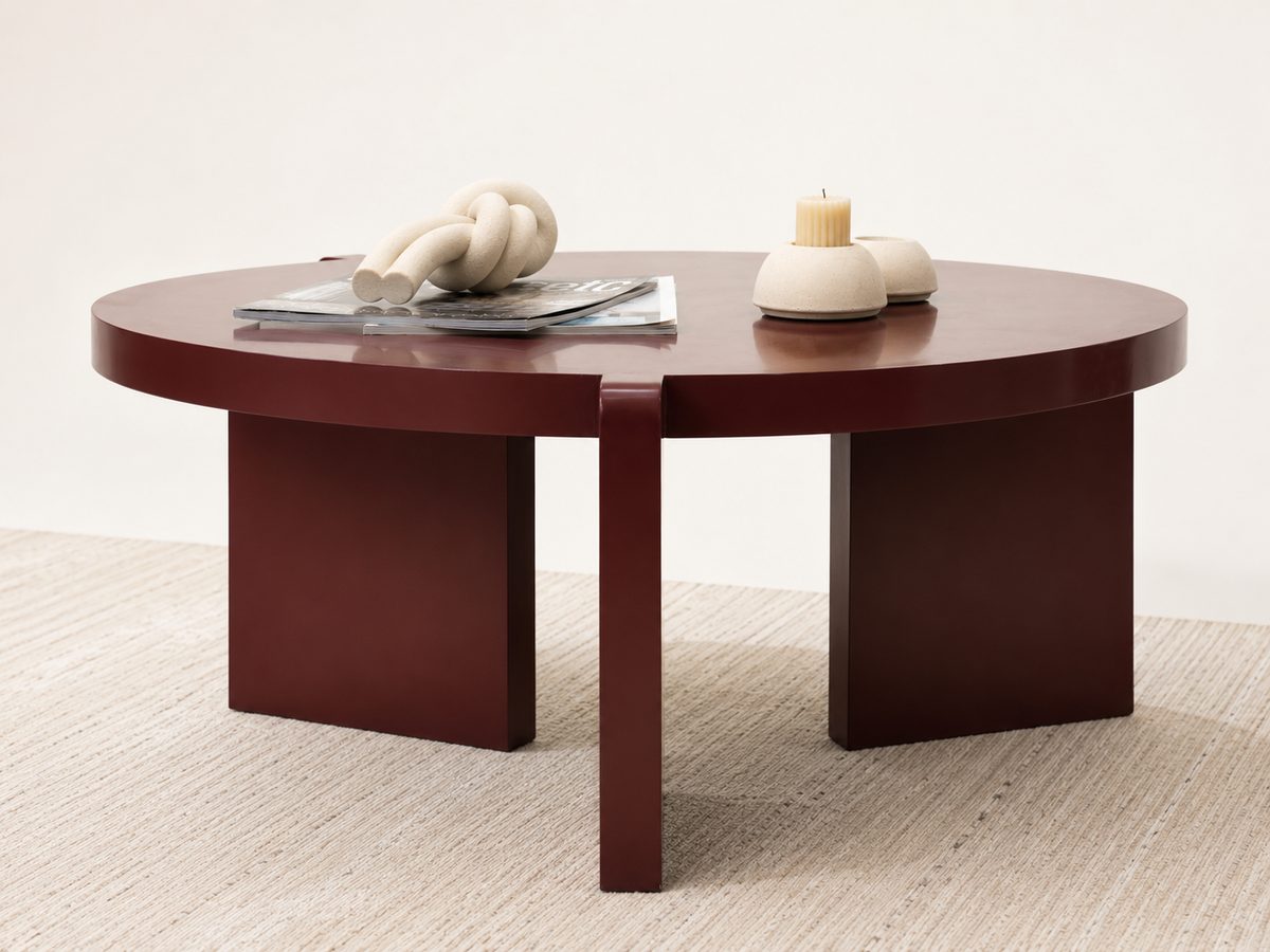 Maroon Coffee Table